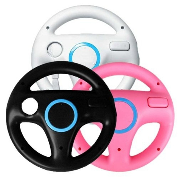 nintendo game with steering wheel