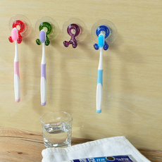 toothbrushsuckingsuckerstandholder, plastictoothbrushholder, cartoontoothbrushholder, cute