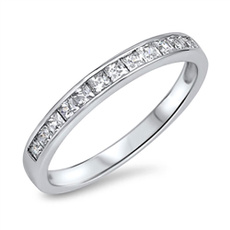 Sterling, Engagement Wedding Ring Set, Engagement Ring, sterling silver