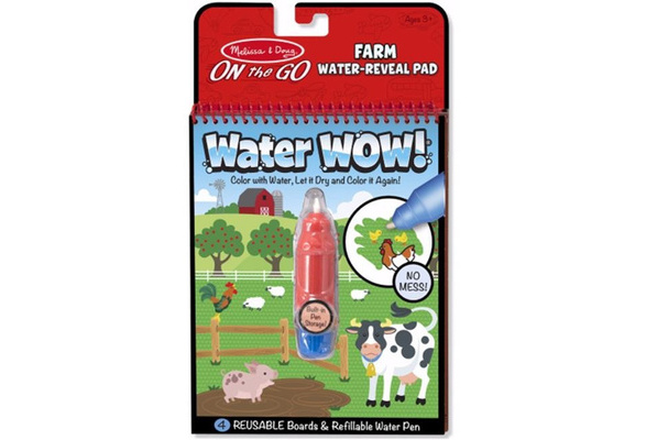 Melissa & Doug 184967 Water WOW Farm Animals Activity Book Ages 3 Plus for sale online 