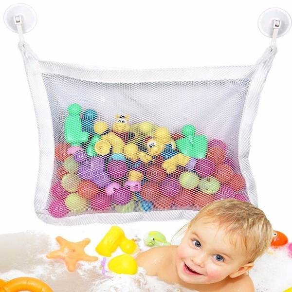 Bebe Enfants Stockage Bain Jouet Tout Organisateur De Ventouses Sac Filet Filet Bea Wish