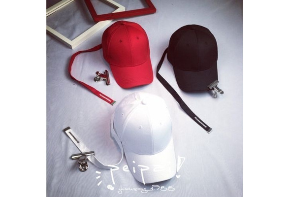 Fashion Peaceminusone Long Strap Ball Cap G-Dragon Hats Unisex Baseball  Cap+Clip