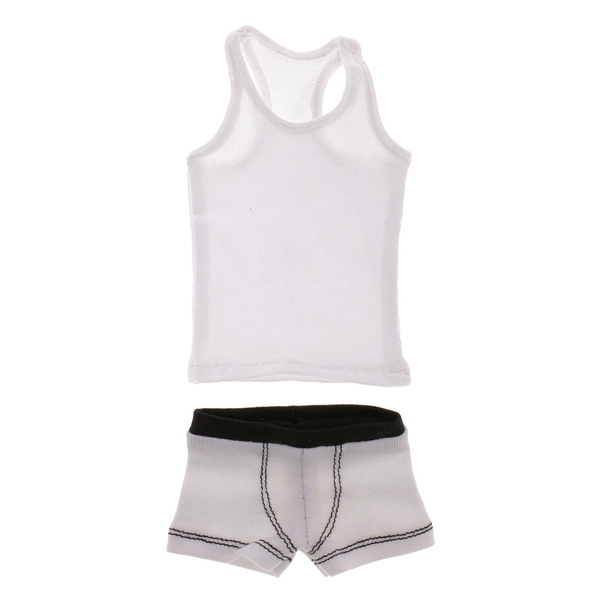 Khaki Vest 1//6 Soldier Men/'s Underwear Model Cloth set Fit 12/'/' Figure Body Toys