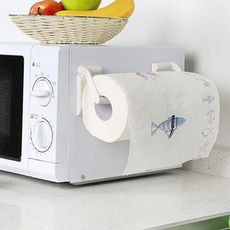 Papertoweldispenser 1 Pair/set Magnetic Paper Towel Holder Table Napkin Oleopholic Roll Holde