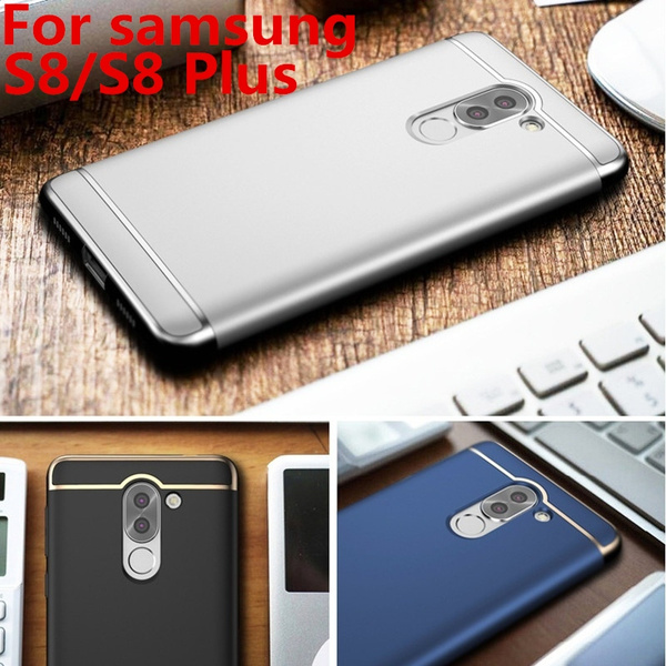 Coque pour Samsung Galaxy S7 S7 Edge S8 S8 Plus Luxe ultra mince 3 en 1 plaqué Capa Housse pour iPhone 7 7 Plus iPhone 6 6S Plus iPhone 5 5S Samsung ...