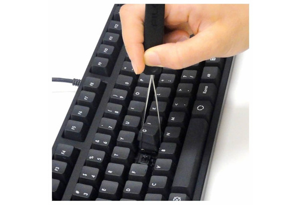 Keyboard Keycap Puller Key Cap Remover With Unloading Steel Cleaning Tools 
