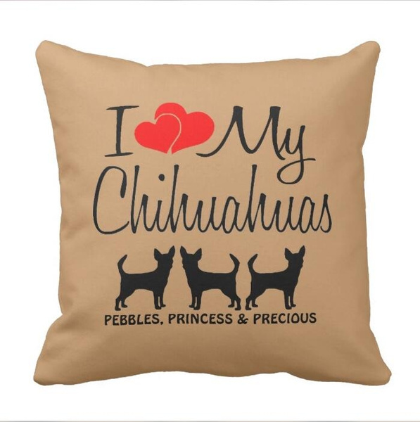 chihuahua throw pillows