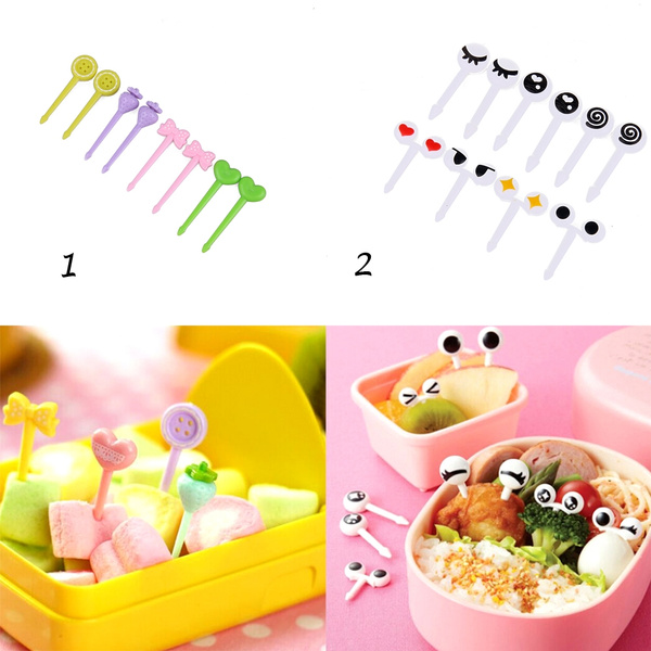 Bento Food Picks, Bento Lunchbox Accessories, Kids Lunch Picks, Cute Mini  Forks for Fruits, Lunchbox Accessories for Kids 