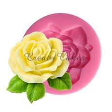 Rose Flower Shape Fondant Mold Food Silicone Molds,Baking Fondant Decoration Tools Silicone Soap Mold forma de silicone resin mold