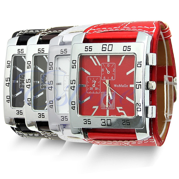 square dial wrist watch