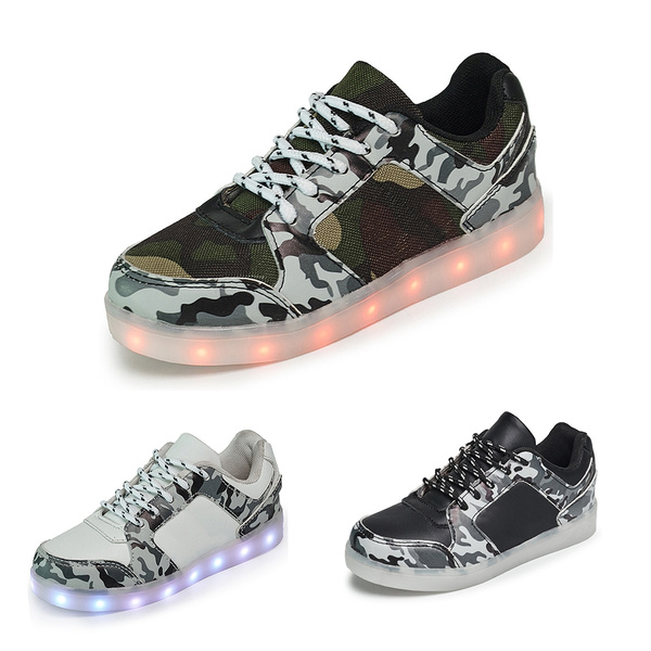 Gar ons filles conduit des chaussures l g res chaussures de planche de