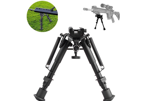 13" to 23" Adjustable Spring Return Sniper Hunting Rifle Bipod w/ KeyMod Adapter 