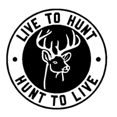 livetohuntdeertruck, Car Sticker, Fashion, huntingsticker