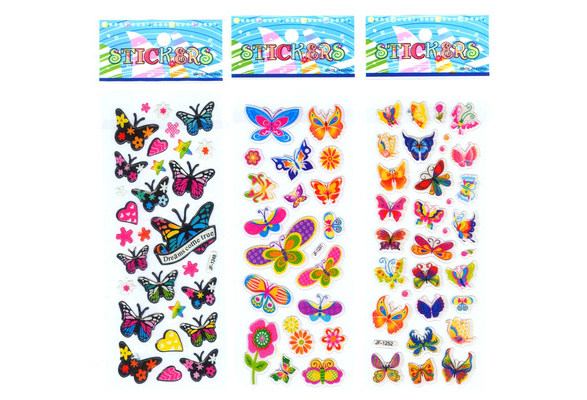 5 Sheets Mini Car Scrapbooking Stickers Bubble Puffy Stickers Reward Kids T WCY