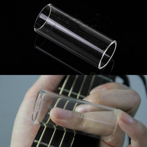 playing guitar with glass slide