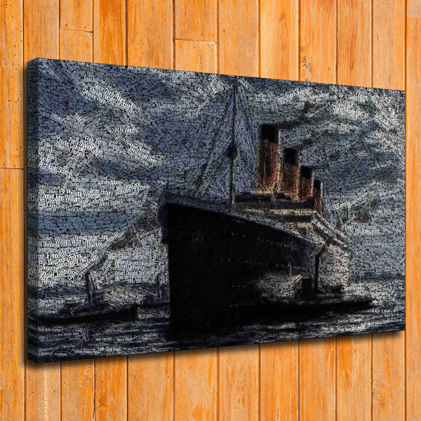 Titanic Rms Hd Print On The Canvas Oil Painting Home Decor Living Room Bedroom Wall Art Fashion Wish - Titanic Home Decor
