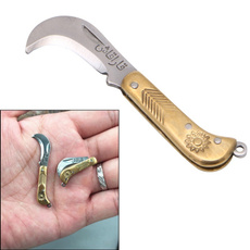 Brass, Mini, pocketknife, Key Chain