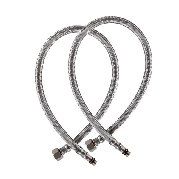 40 Inch Extra Long Faucet Connector Braided Stainless Steel Kitchen Or Bathroom Sink Hot And Cold Water Supply Hose 1 2 Female Straight Thread X M10 Male Pcs Wish - Bathroom Sink Faucet Connector 40 Inch Extra Long Faucet Connector Braided Stainless Steel Kitchen Or Bathroom Sink Hot And Cold Water Supply Hose 1 2 Female Straight Thread X M10 Male Pcs Wish - Bathroom Sink Faucet Connector