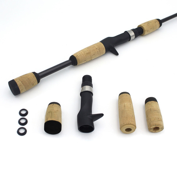 Fishing Rod Building Repair Composite Cork Casting Grip Reel Seat Handle  Set