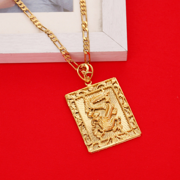 DRAGON QUEEN 14K GOLD NECKLACE– Vintage Magnality