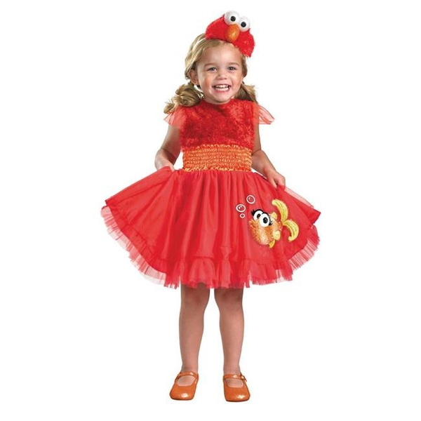 Costumes For All Occasions Dg24893l Sesame Street Elmo Frilly 4 6 Wish - elmo outfit pants roblox