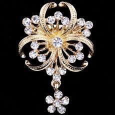 brooches, Jewelry, gold, pearls