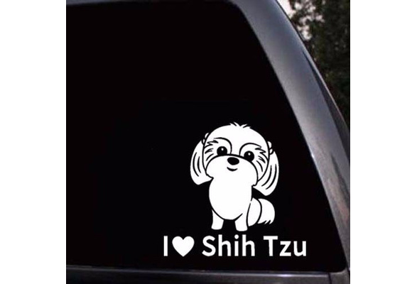 Shih tzu best sale sticker for car