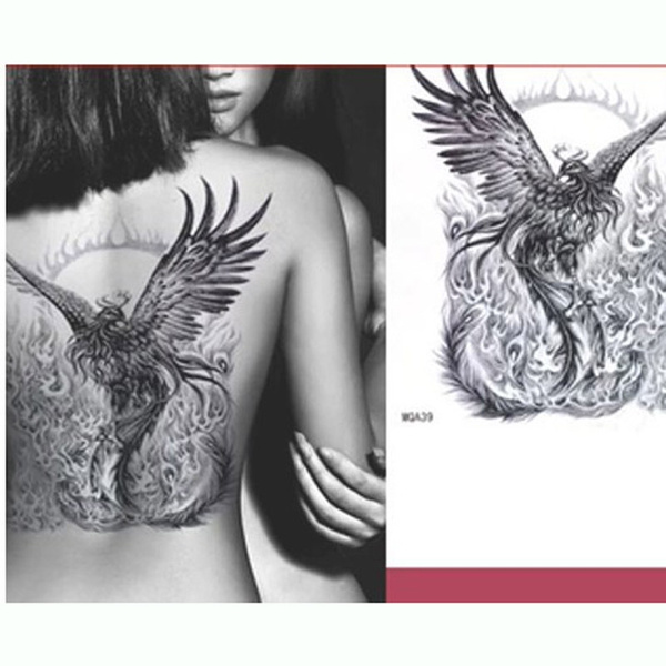 Buy Temporary Phoenix Tattoo Fire Phoenix Tattoo Arm Tattoo Online in India   Etsy