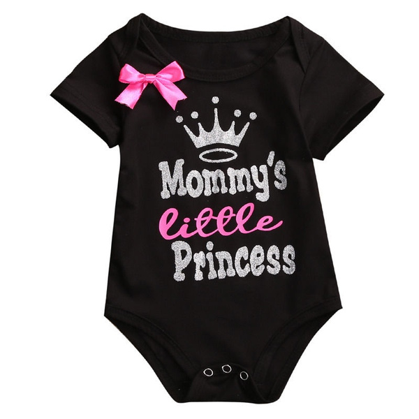 Newborn Infant Baby Girl Cotton Romper Jumpsuit Bodysuit Princess Clothes Outfit 
