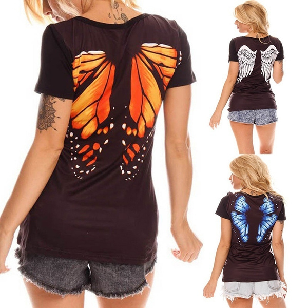 wings printed t shirt