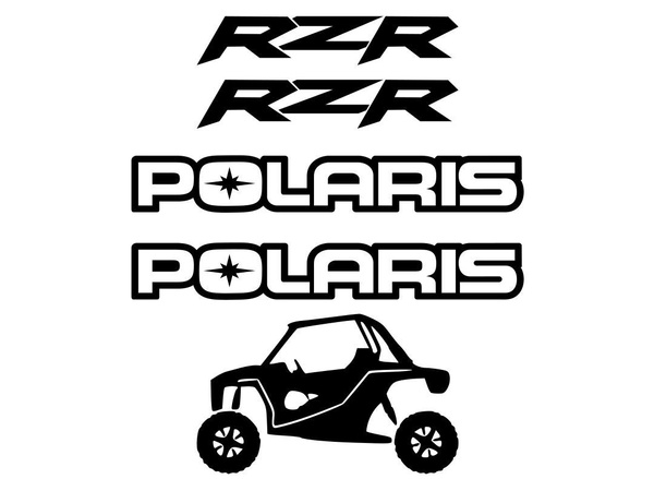 Polaris RZR decals 5 stickers xp 900 800 1000 570 decal sticker | Wish