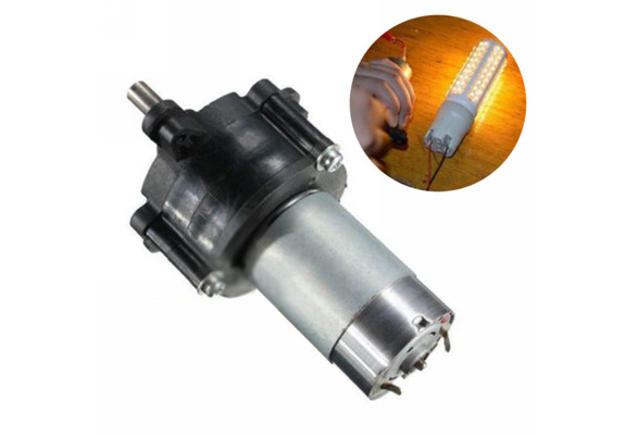 Wind DC Generator Hand Dynamo Hydraulic Test 5v/6v/12v/24v 1500mA 20W Motor !