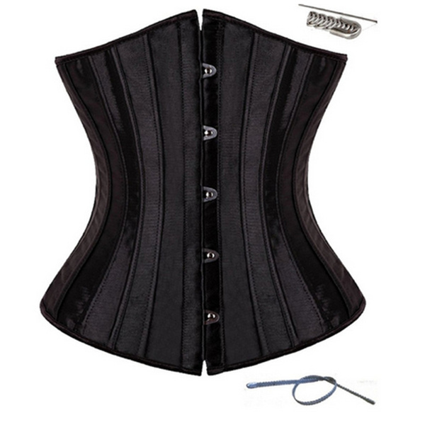 28 Spiral Steel Boned Corsets And Bustiers Tight Lacing Underbuast Waist  Trainer floral Corset Sexy Wedding Corset Steampunk