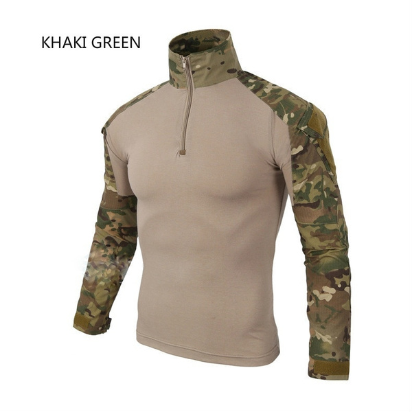BULE US Army Camouflage Military Combat Shirt Multicam Uniform Militar ...