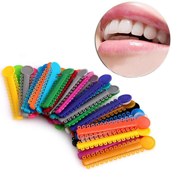 1040 Pcs Dental Orthodontic Ligature Ties Elastic Rubber Band