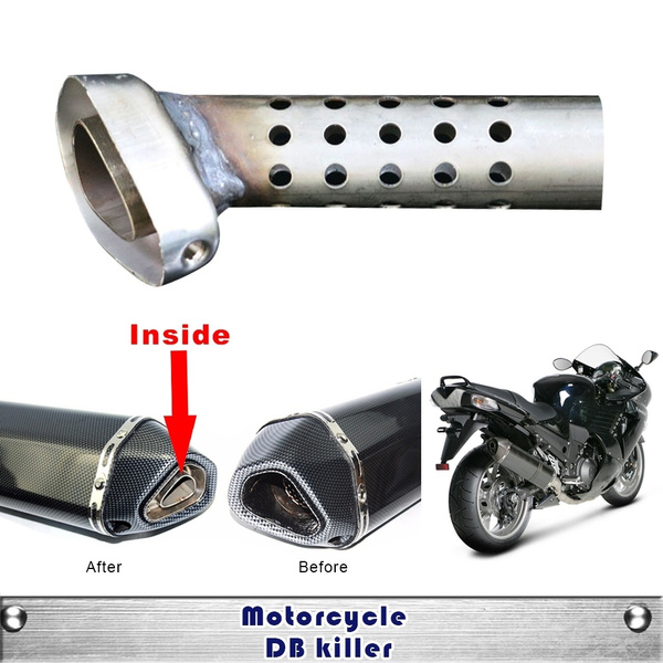 Universal Beehive Style Motorcycle Exhaust Pipe DB Killer Muffler Insert Silence 