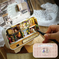 2017 Box Theater Doll House DIY Miniature Wooden Puzzle for Birthday Gift 