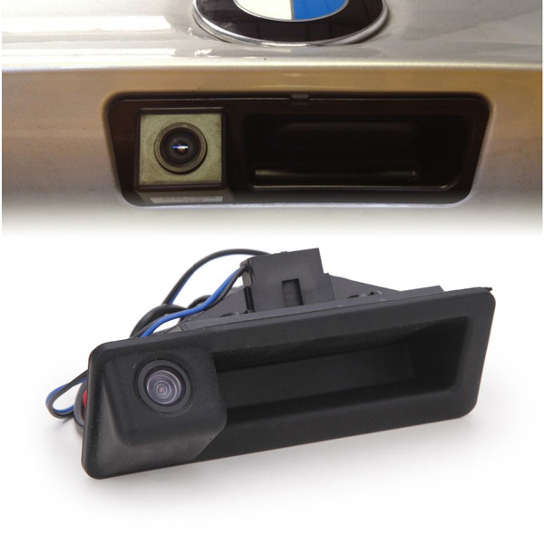 自動車 取寄商品 YuYue CCD HD Car Trunk Handle Camera Rear View Camera for BMW 3 5  X3 Series F10 F11 F25 F30 X5 X1 E82 E88 E84 E90 E91 E92 E93 E60