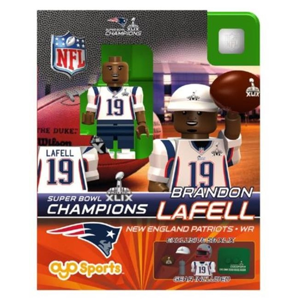 OYO Sports Toys OYOFBNEPBLSB49 Super Bowl 49 Champions New England Patriots  Brandon Lafell Limited Edition Minifigure