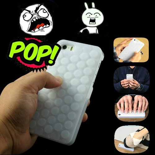 Creative Novelty Unlimited Bubble Phone Case Fidget Toy Phone Case Relieve Tension Help Relieve Phone Cover For Iphone 5 5s Se 6 6 Plus 6s 6plus Iphone 7 Wish