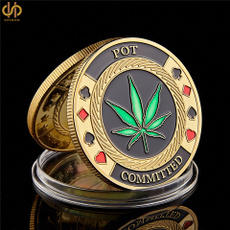 Collectibles, Poker, goldplatedcoin, Jewelry
