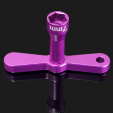 hsppurplem4wrenchsleeve7mm, modelwheelrimnylonnutspannertool, Sleeve, purple