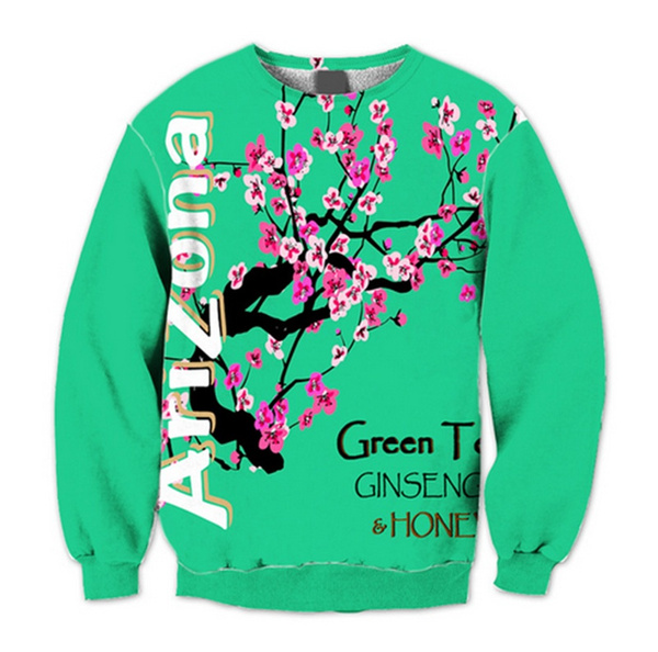 arizona green tea sweatshirt