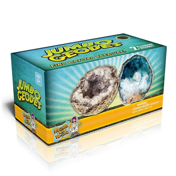 Break Open 2 Jumbo Geodes These Large Rocks Have Crystals Inside! 