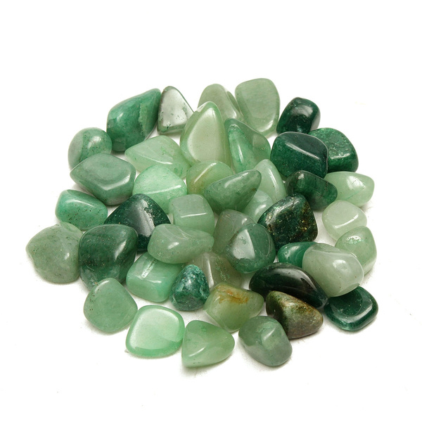 100g Aventurine Verte Polie Roule Pierre Mineraux Bijoux Reiki Lithotherapie Wish