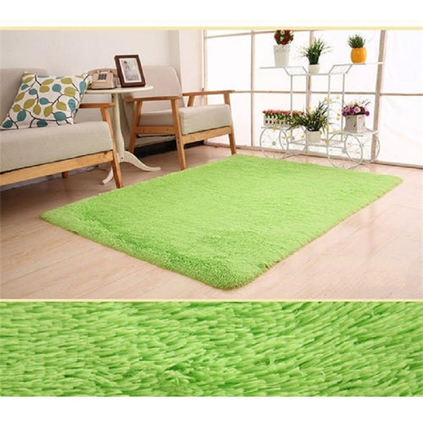 Long Hair 40x60cm Rug Mat Bathroom Floor Carpet Decor Wool Length 4 5cm Wish