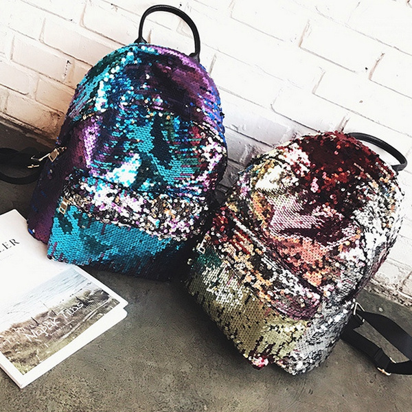 mermaid sequin backpack