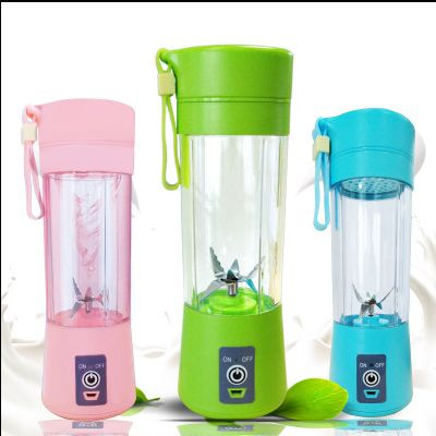 4 Colors 380ml USB Electric Fruit Juicer Handheld Smoothie Maker Blender  Rechargeable Mini Portable Juice Cup Water Bottle