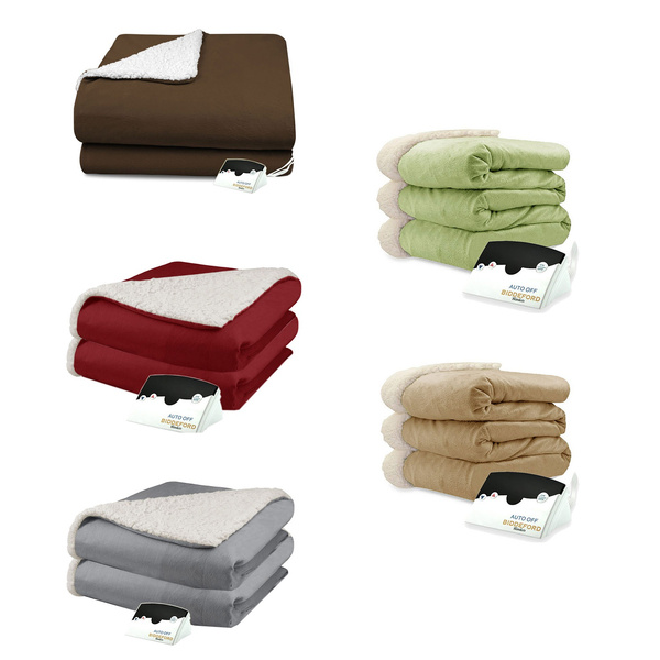 Biddeford microplush electric online heated blanket