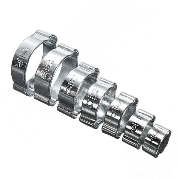 10x Double Ear O Clip Air Fuel Hose Petrol Pipe Tube Clamp